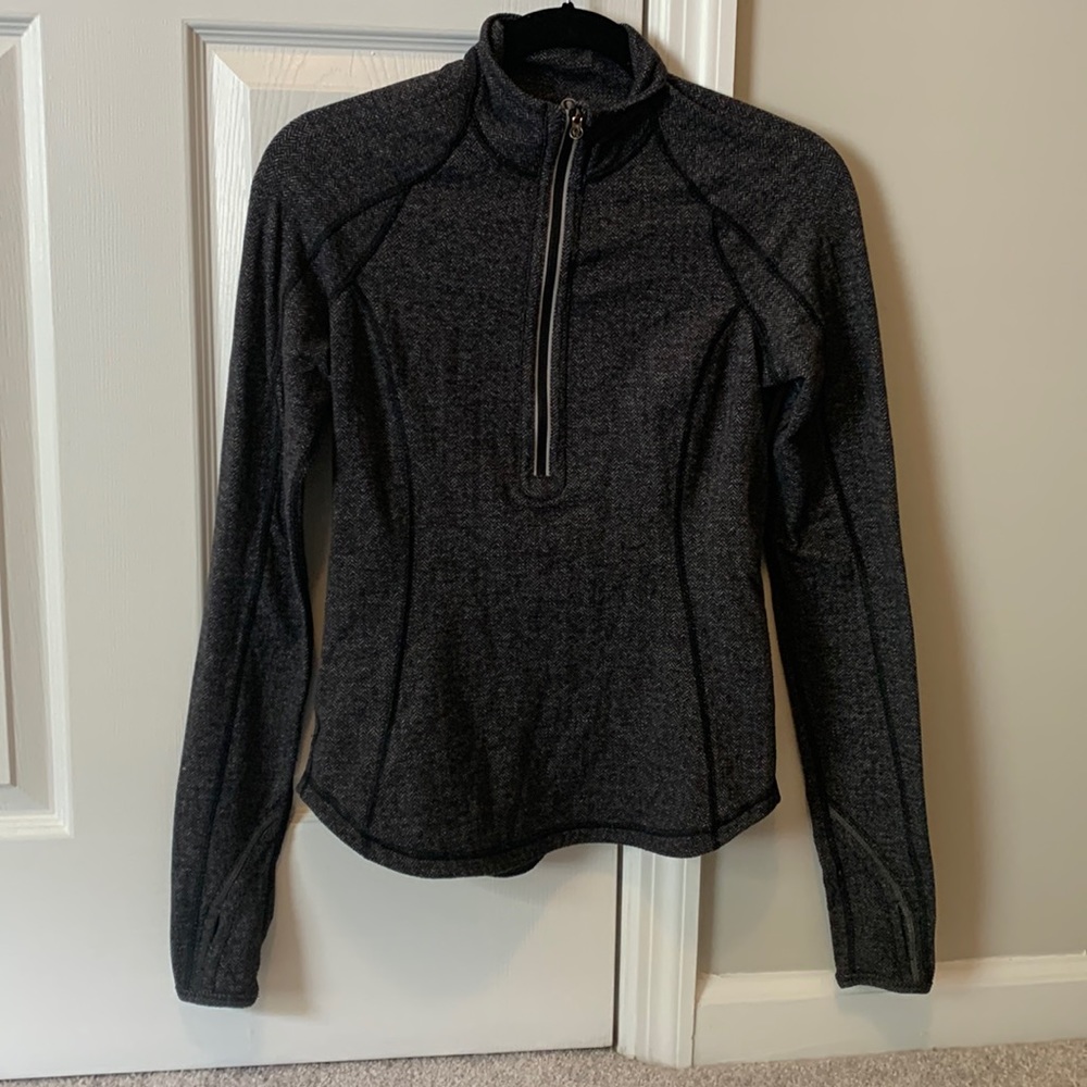 Lululemon gray quarter zip